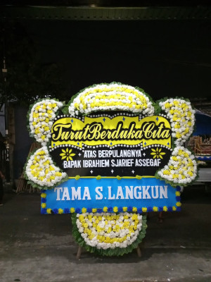 Papan Bunga Duka di Sumurboto